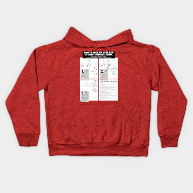 How To Hook Up Your Entertainment System (no border) Kids Hoodie by ParaholiX